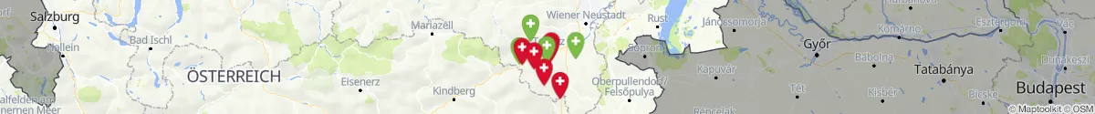 Map view for Pharmacies emergency services nearby Otterthal (Neunkirchen, Niederösterreich)